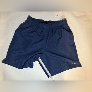 Nike Men's Navy Blue Sports Shorts